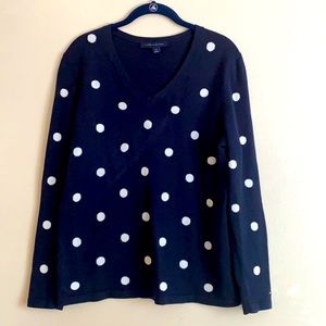 Tommy Hilfiger (Lg) Navy Sweater. Great Condition.